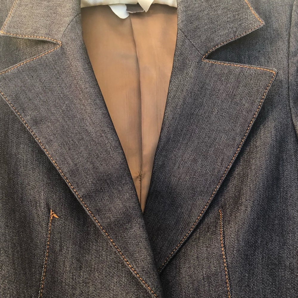 ZARA Basic Jean Blazer 💄 - Picture 3 of 7